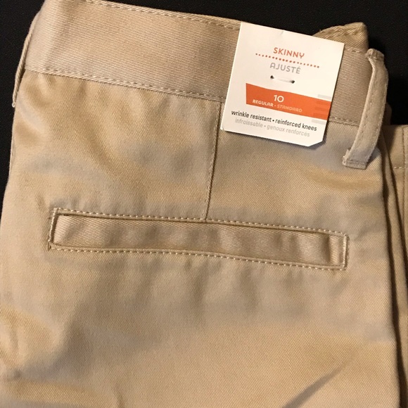 Boys Skinny Uniform Pants- Size 10 - Picture 2 of 2